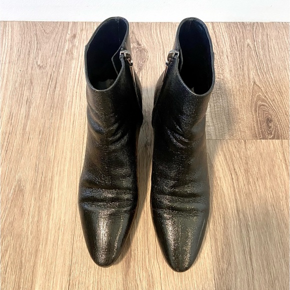 AUTHENTIC Saint Laurent black Loulou 50 ankle bootie boots in size 7.5 - Picture 9 of 16